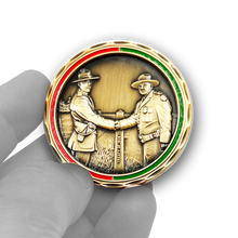 Load image into Gallery viewer, BL4-021 RCMP Challenge Coin Royal Canadian Mounted Police CBP Border Patrol Agent Canada CBSA