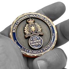 Load image into Gallery viewer, BL4-021 RCMP Challenge Coin Royal Canadian Mounted Police CBP Border Patrol Agent Canada CBSA