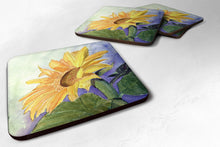 Load image into Gallery viewer, Flower - Sunflower Coasters - Set of 4 Lightweight Foam, Absorbent Drink Coasters