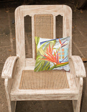 Load image into Gallery viewer, Flower - Bird of Paradise   Canvas Throw Pillow - 14x14 Decorative Pillow – Art for Your Home &amp; Patio