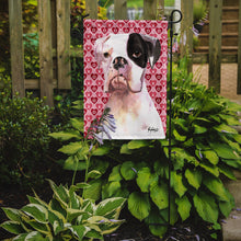 Load image into Gallery viewer, Cooper Love and Hearts Boxer Garden Flag – Decorative Outdoor Yard Flag RDR3006GF