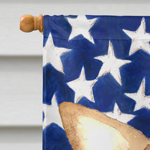 Load image into Gallery viewer, USA American Flag Chihuahua Flag Canvas House Size RDR3009CHF