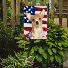 Load image into Gallery viewer, USA American Flag Chihuahua Garden Flag – Decorative Outdoor Yard Flag RDR3009GF