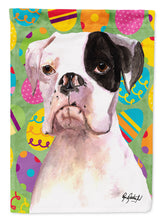 Load image into Gallery viewer, Cooper Eggravaganza Boxer Easter Flag Canvas House Size RDR3018CHF