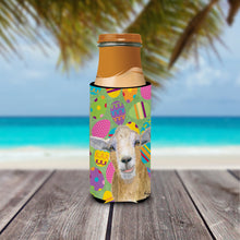 Load image into Gallery viewer, Eggtravaganza Goat Easter Slim Can Hugger – Fun &amp; Functional Drink Coolers  RDR3021MUK