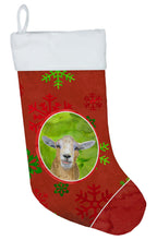 Load image into Gallery viewer, Goat Red Snowflakes Holiday Christmas  Christmas Stocking RDR3022-CS