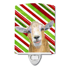 Load image into Gallery viewer, Goat Red Snowflakes Holiday Christmas  Ceramic Night Light RDR3022CNL