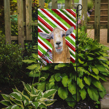 Load image into Gallery viewer, Candy Cane Goat Christmas Garden Flag – Decorative Outdoor Yard Flag RDR3022GF
