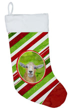 Load image into Gallery viewer, Goat Candy Cane Holiday Christmas Christmas Stocking RDR3024-CS