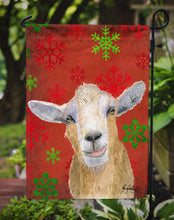 Load image into Gallery viewer, Red Snowflakes Goat Christmas Garden Flag – Decorative Outdoor Yard Flag RDR3024GF