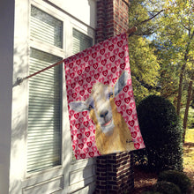 Load image into Gallery viewer, Hearts and Love Goat Flag Canvas House Size RDR3026CHF