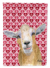 Load image into Gallery viewer, Hearts and Love Goat Flag Canvas House Size RDR3026CHF