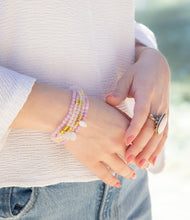 Load image into Gallery viewer, Rosie Pink Opal and Golden Bronze Ring