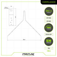 Load image into Gallery viewer, Frontline ROSU02 Hinged Steel Roof Anchor