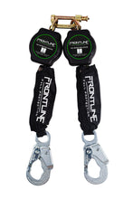 Load image into Gallery viewer, Frontline RPA062S Aramid Twin Fiber Web Single Leg 6' SRL with Steel Snap Hook Ends