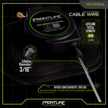 Load image into Gallery viewer, Frontline RPG081SLE Leading Edge Cable Single Leg 8' SRL with Steel Snap Hook End