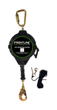 Load image into Gallery viewer, Frontline RPGC Cable Single Leg SRL with Steel Snap Hook End with Carry on Handle and Tagline