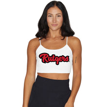Load image into Gallery viewer, Rutgers Cursive Spaghetti Tank