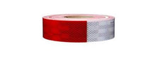 Load image into Gallery viewer, 1" Conspicuity Tape 11" Red / 7" White 3M™  Diamond Grade™ x 150 ft | RW100