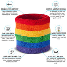 Load image into Gallery viewer, Rainbow Sweatband Sets