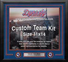 Load image into Gallery viewer, New York Rangers Custom NHL Hockey 11x14 Picture Frame Kit (Multiple Colors)