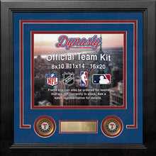 Load image into Gallery viewer, Texas Rangers Custom MLB Baseball 11x14 Picture Frame Kit (Multiple Colors)