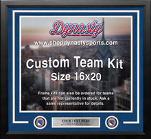 Load image into Gallery viewer, New York Rangers Custom NHL Hockey 16x20 Picture Frame Kit (Multiple Colors)