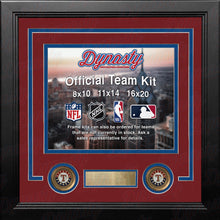 Load image into Gallery viewer, Texas Rangers Custom MLB Baseball 11x14 Picture Frame Kit (Multiple Colors)