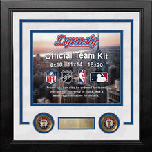Load image into Gallery viewer, Texas Rangers Custom MLB Baseball 11x14 Picture Frame Kit (Multiple Colors)