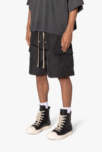 Load image into Gallery viewer, Rave Double Cargo Shorts - Black