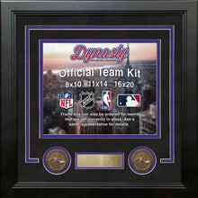 Load image into Gallery viewer, Baltimore Ravens Custom NFL Football 8x10 Picture Frame Kit (Multiple Colors)