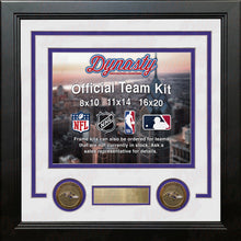 Load image into Gallery viewer, Baltimore Ravens Custom NFL Football 8x10 Picture Frame Kit (Multiple Colors)
