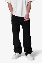 Load image into Gallery viewer, Raw Baggy Denim - Rinsed Black
