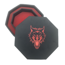 Load image into Gallery viewer, Red Fenrir Tray of Holding™ Dice Tray by Norse Foundry
