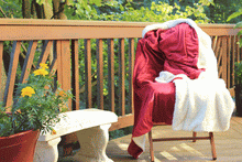 Load image into Gallery viewer, Tache Holiday Red Microfleece with Sherpa Back Throw Blanket (HRDMF)