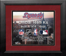 Load image into Gallery viewer, NBA Basketball Photo Picture Frame Kit - Portland Trailblazers (Red Matting, Black Trim)