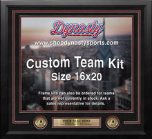 Load image into Gallery viewer, Washington Redskins Custom NFL Football 16x20 Picture Frame Kit (Multiple Colors)