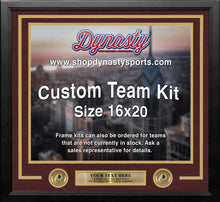 Load image into Gallery viewer, Washington Redskins Custom NFL Football 16x20 Picture Frame Kit (Multiple Colors)