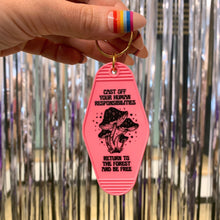 Load image into Gallery viewer, Return to the Forest Motel Style Keychain 🍄 🌳 (NEW STYLE)