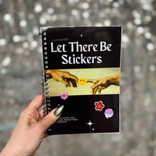 Load image into Gallery viewer, Reusable Sticker Storage Book | Let There Be Stickers | 50 Blank Pages Silicone Coated Release Paper Album