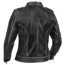 Load image into Gallery viewer, Mistress – Women’s Leather Motorcycle Jacket