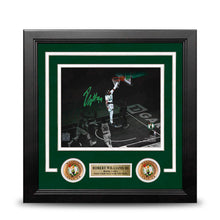 Load image into Gallery viewer, Robert Williams III Blocks Steph Curry Boston Celtics Autographed Framed Basketball Photo