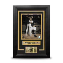 Load image into Gallery viewer, Roberto Clemente Bat Pose Pittsburgh Pirates 8" x 10" Framed Baseball Photo with Engraved Autograph