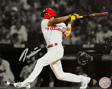 Load image into Gallery viewer, Johan Rojas First Hit Philadelphia Phillies Autographed 8" x 10" Spotlight Baseball Photo