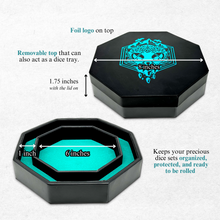 Load image into Gallery viewer, Roll for Adventure Holographic - Tray of Holding™ Dice Tray by Norse Foundry