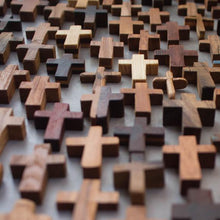 Load image into Gallery viewer, Handmade Wooden Pocket Crosses