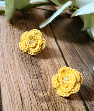 Load image into Gallery viewer, Rose Stud Earrings