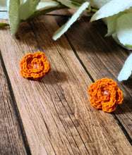 Load image into Gallery viewer, Rose Stud Earrings