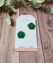 Load image into Gallery viewer, Rose Stud Earrings