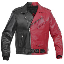 Load image into Gallery viewer, Void Ember™ Men’s Faux Leather Motorcycle Jacket